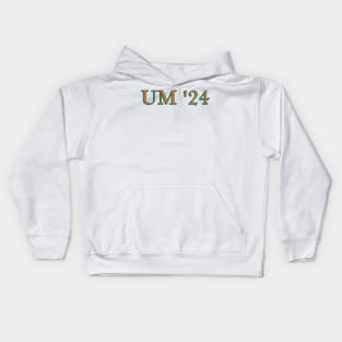 UMiami 2024 Sticker Kids Hoodie